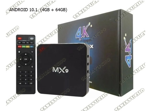 &++ SMART TV BOX MX9 ANDROID 10.1 (4GB + 32GB)